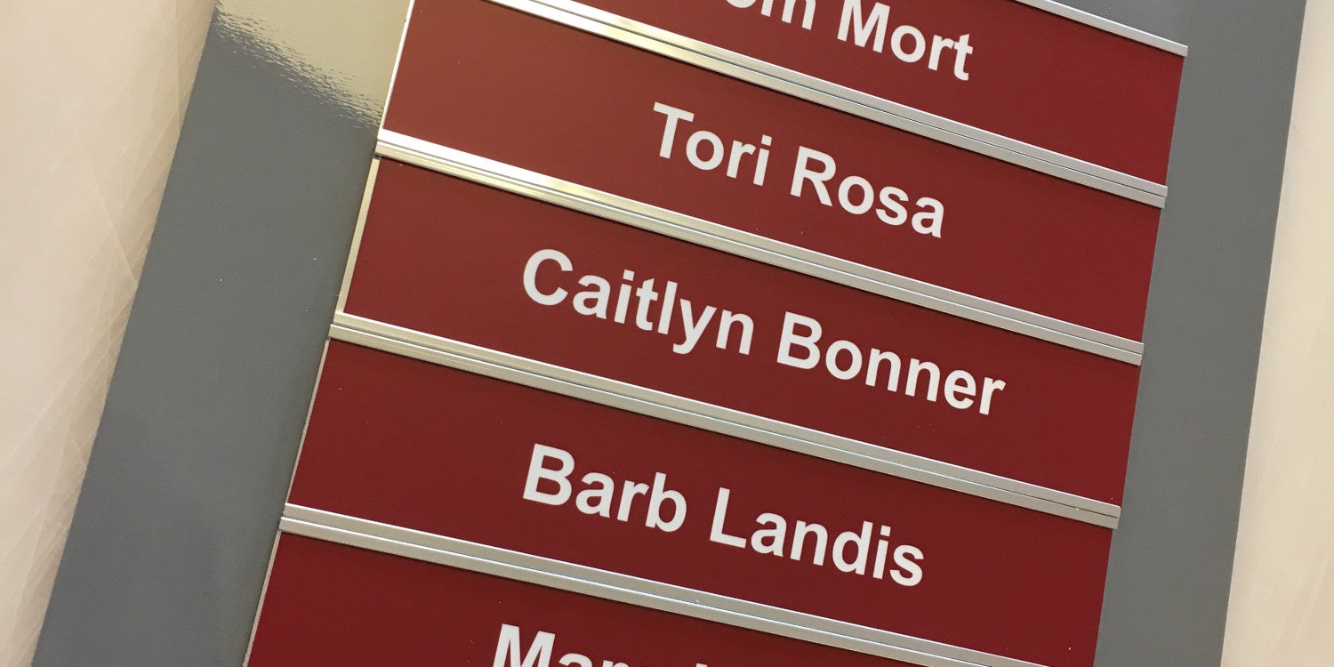 Building Directory Signs