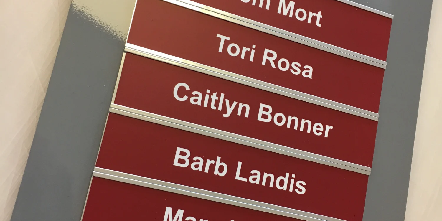 Building Directory Signs