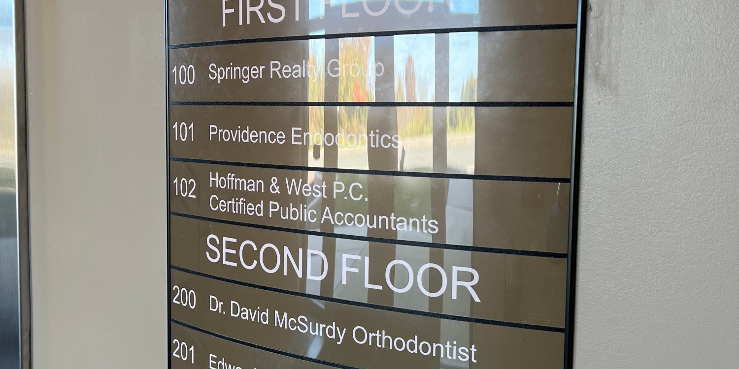 Building Directory Signs