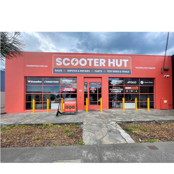 Building Signage - Scooter Hut - Fairfield.