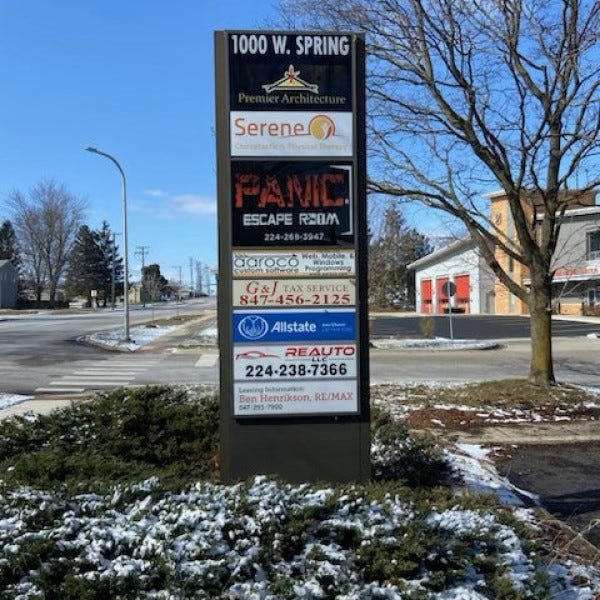Premier Architecture Monument Sign 