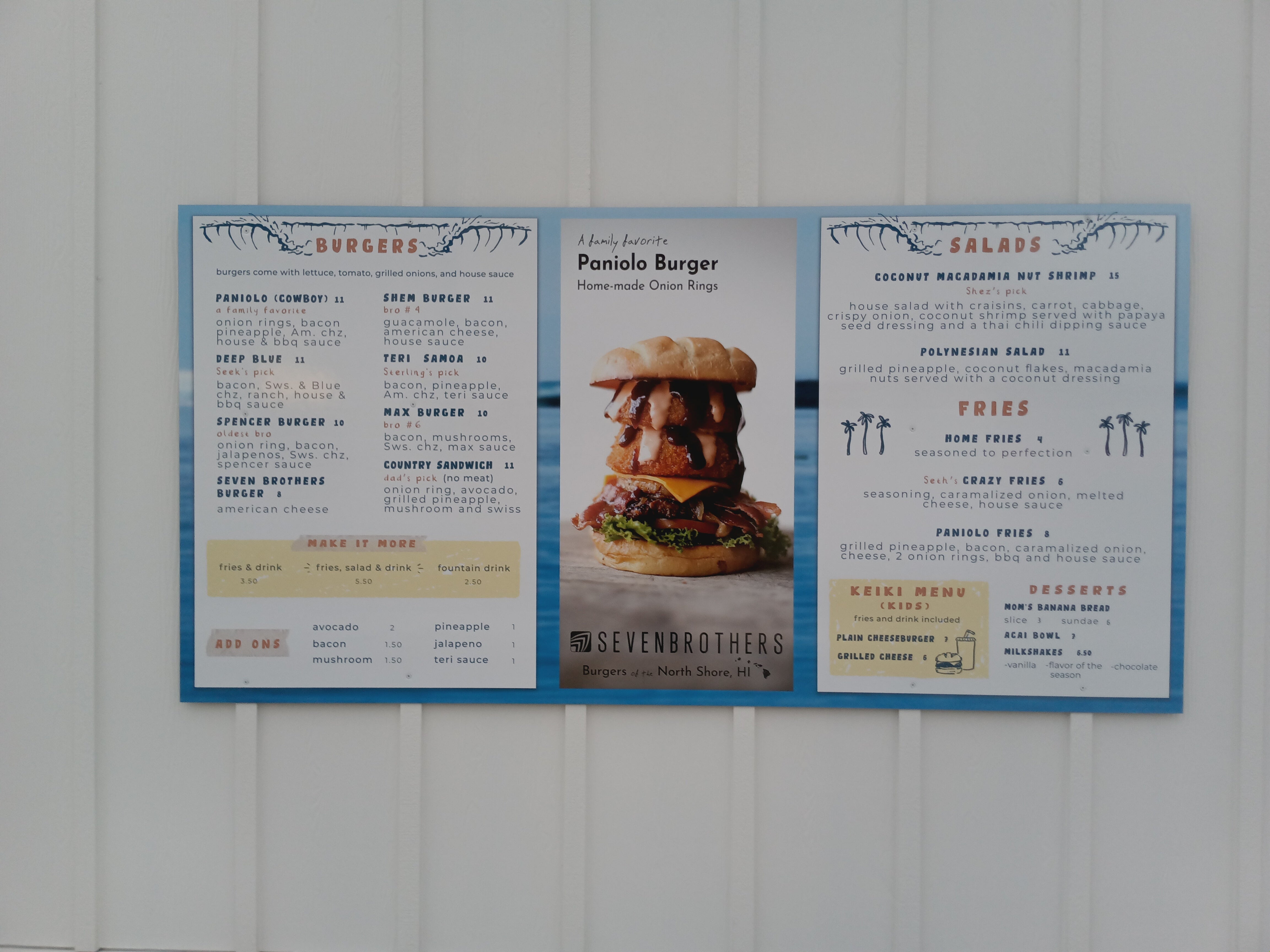 New Restaurant Signage • Provo and Pleasant Grove, Utah • Seven Brothers Burgers