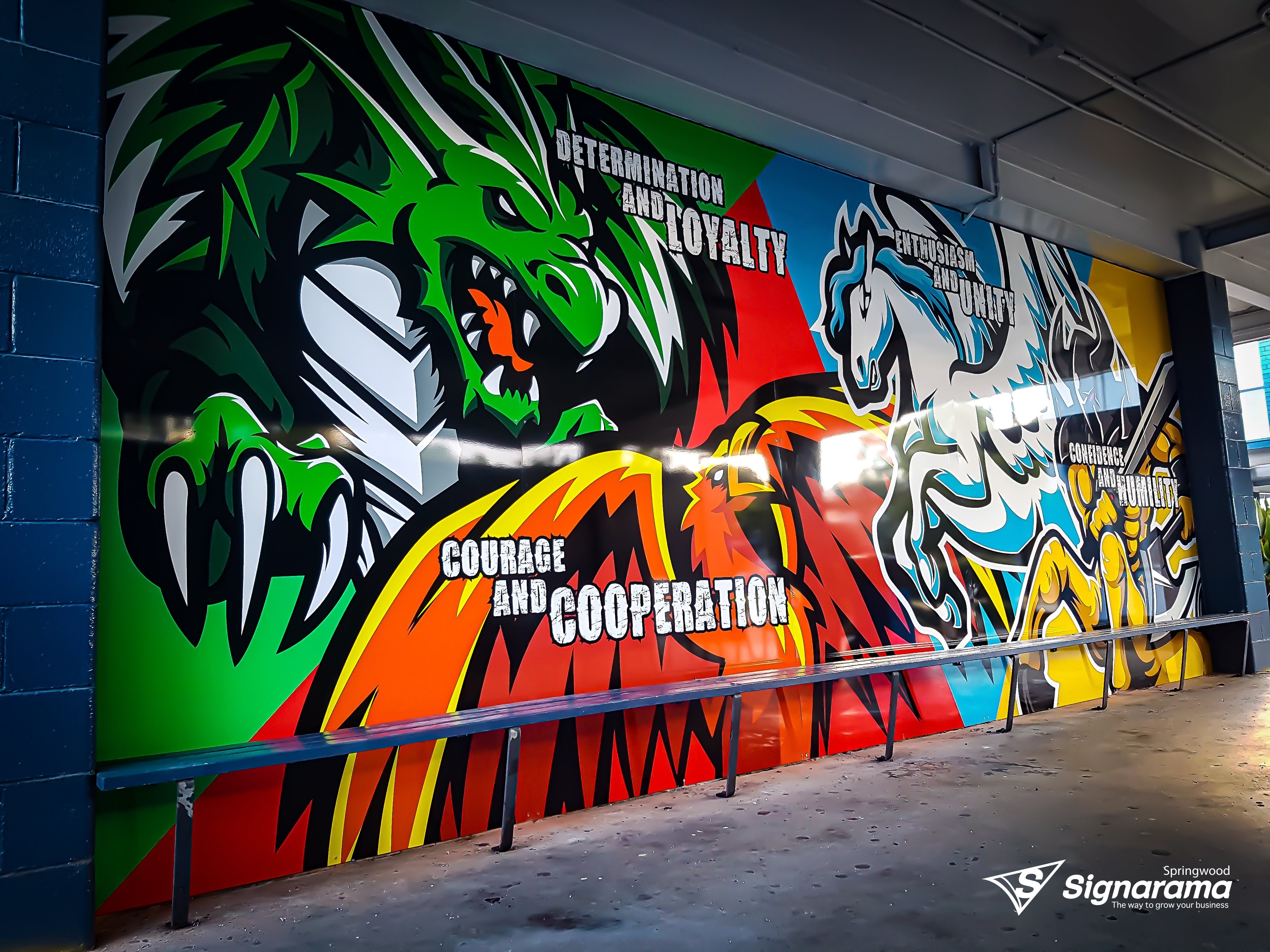 Graffiti Wall - Woodridge State High School
