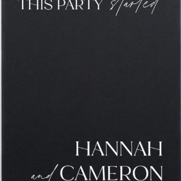 Plan your wedding signage NOW !