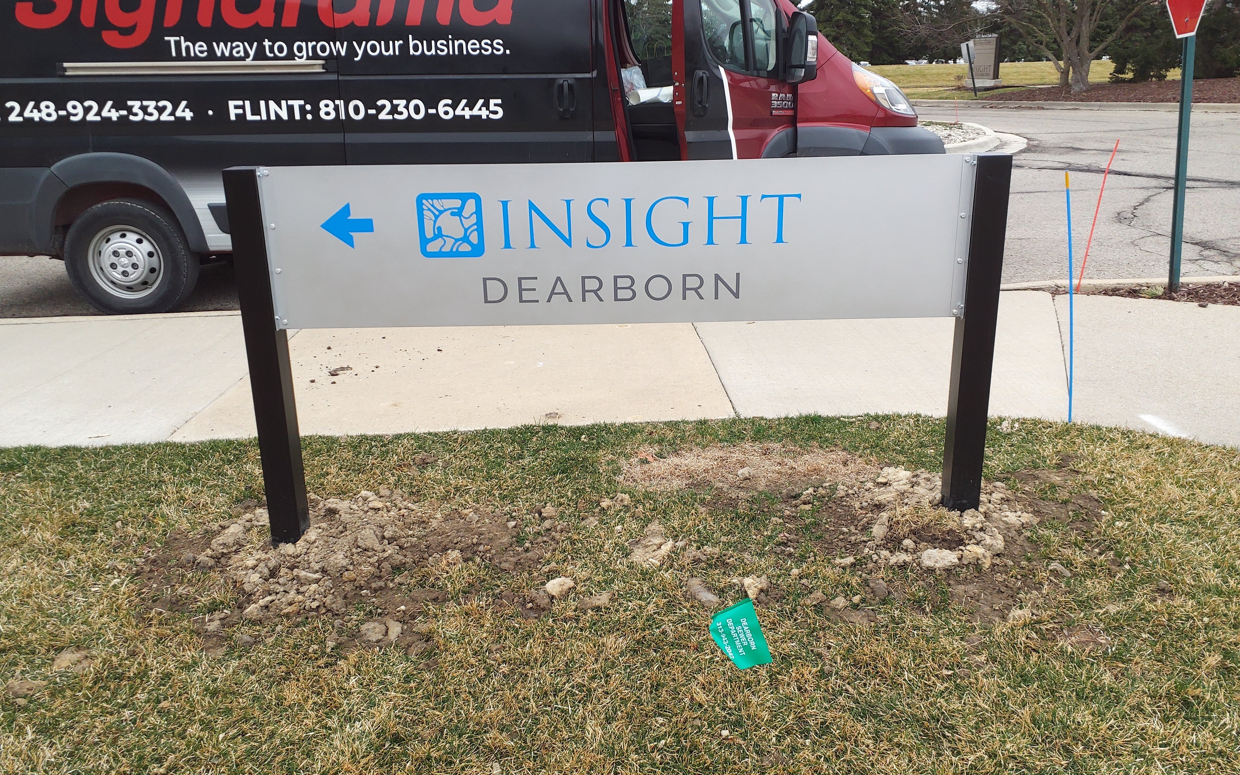 Insight Institute - Dearborn Wayfinding Signage