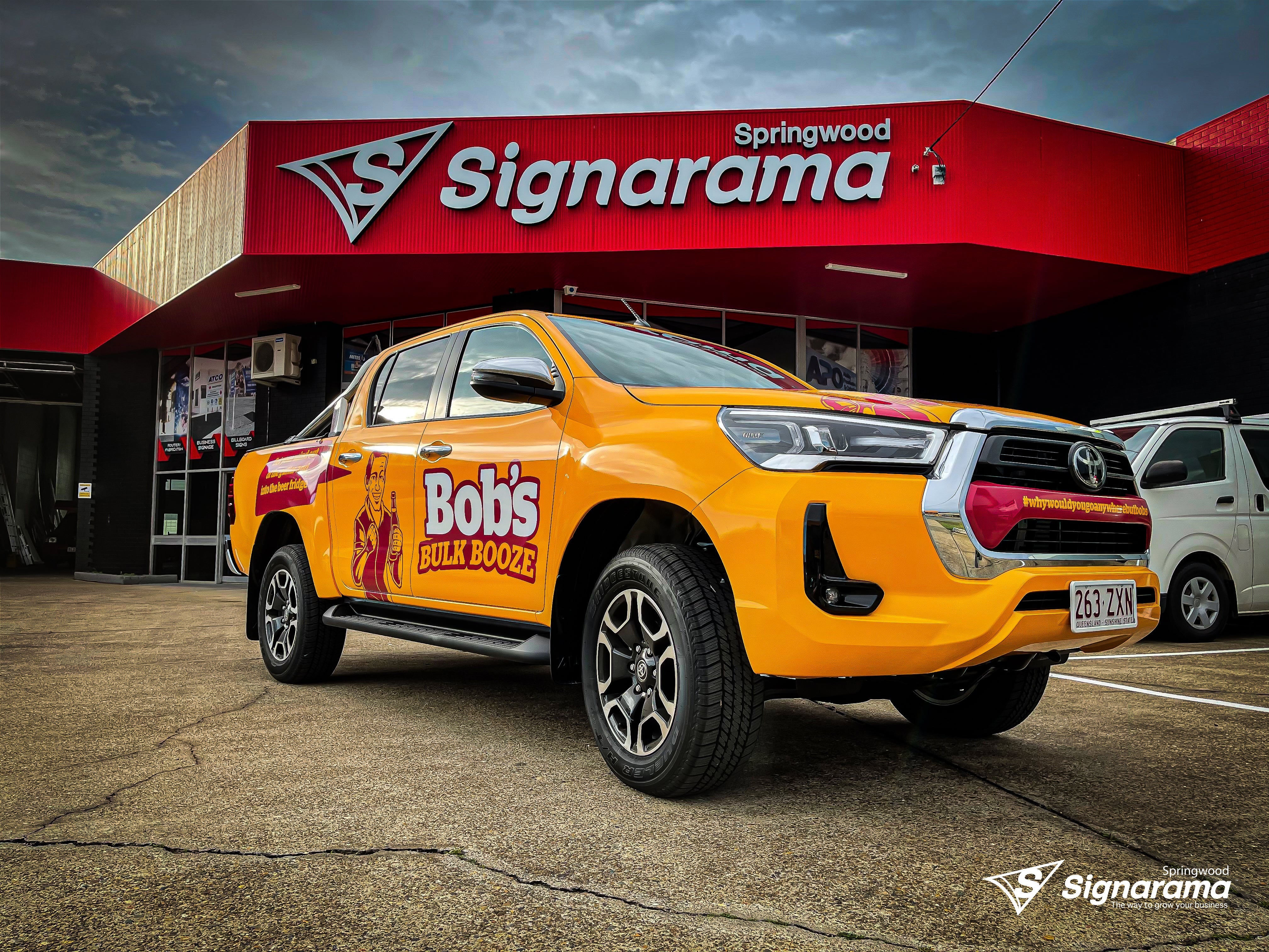 Vehicle Graphics - Bob's Bulk Booze