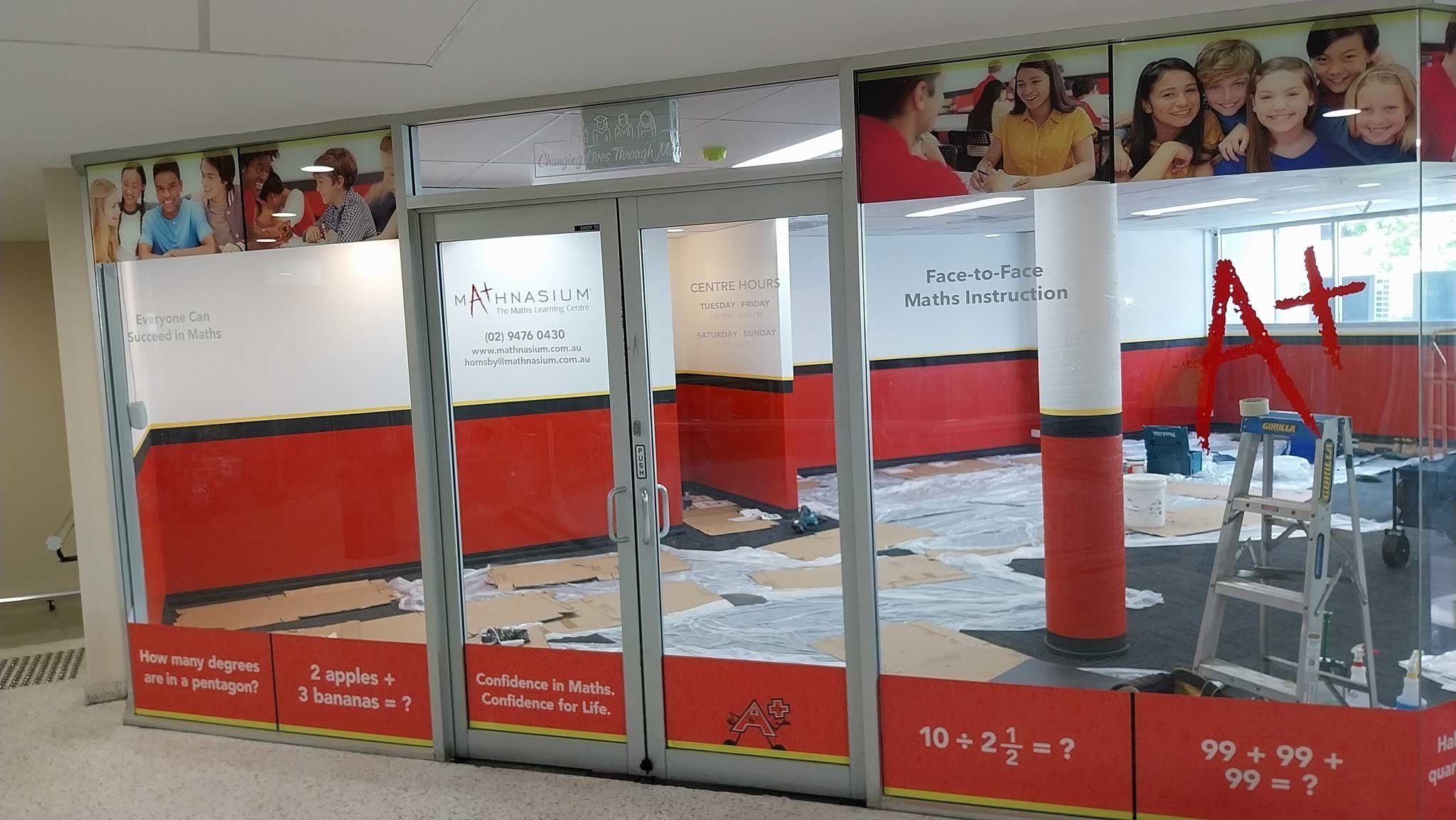 Digitally Printed Window Graphics