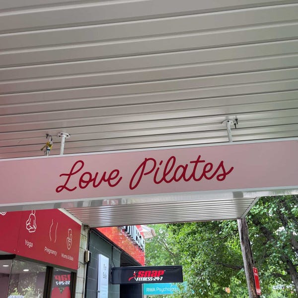 Under Awning Lightbox - Love Pilates
