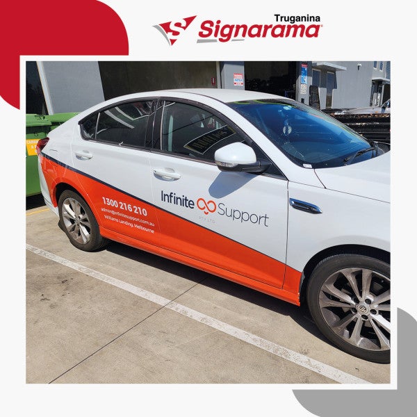 Clean and Professional Car Wrap