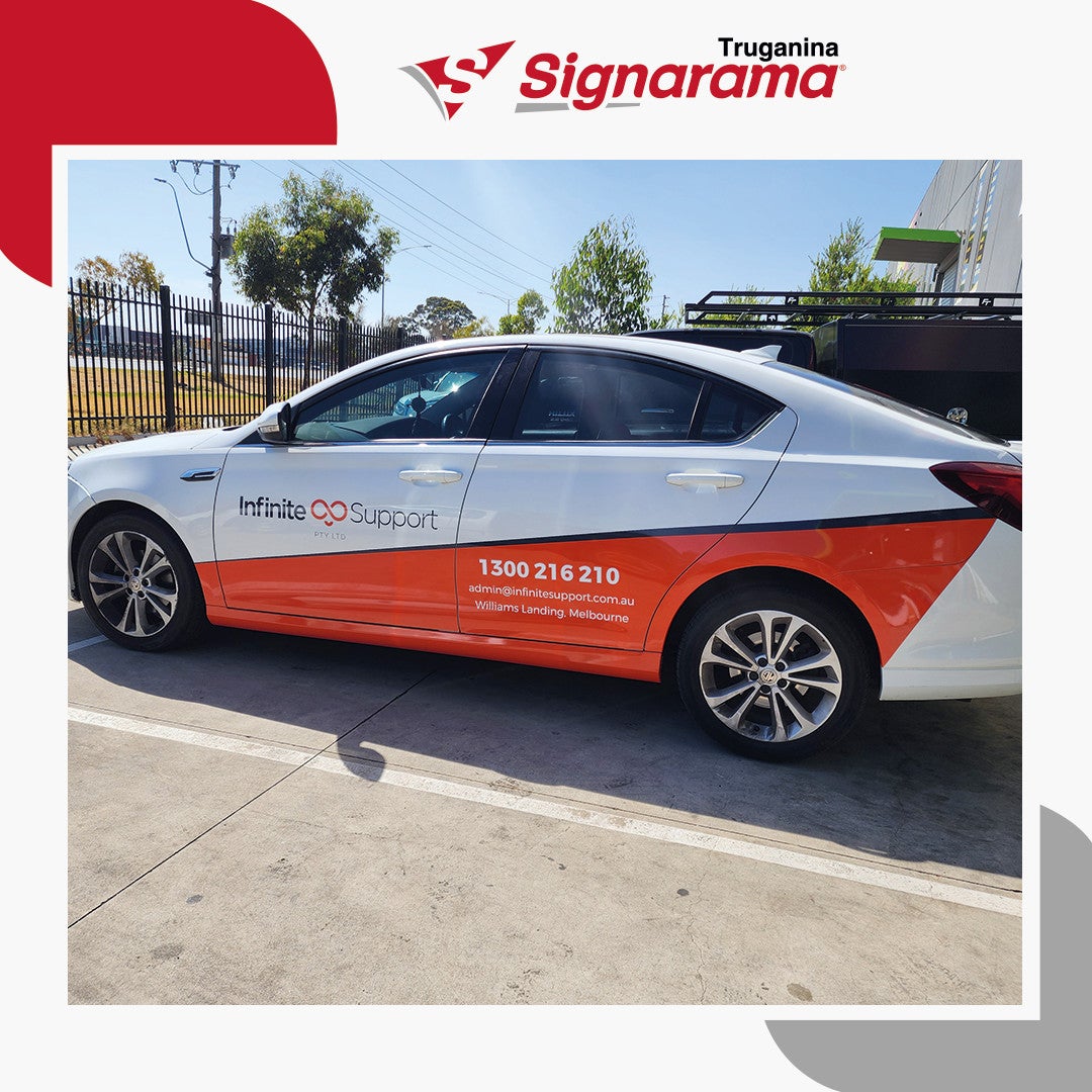 Clean and Professional Car Wrap