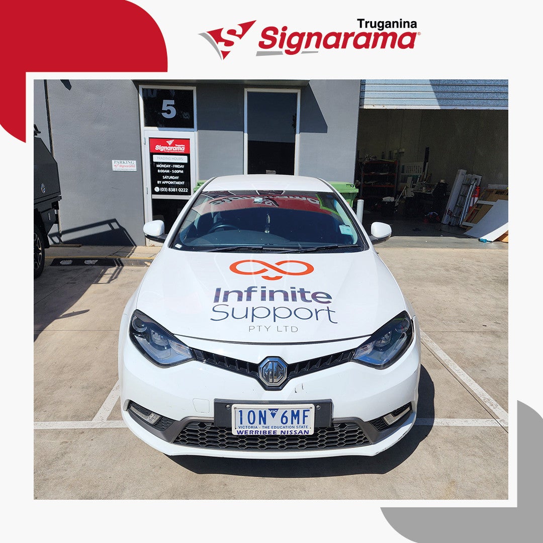 Clean and Professional Car Wrap