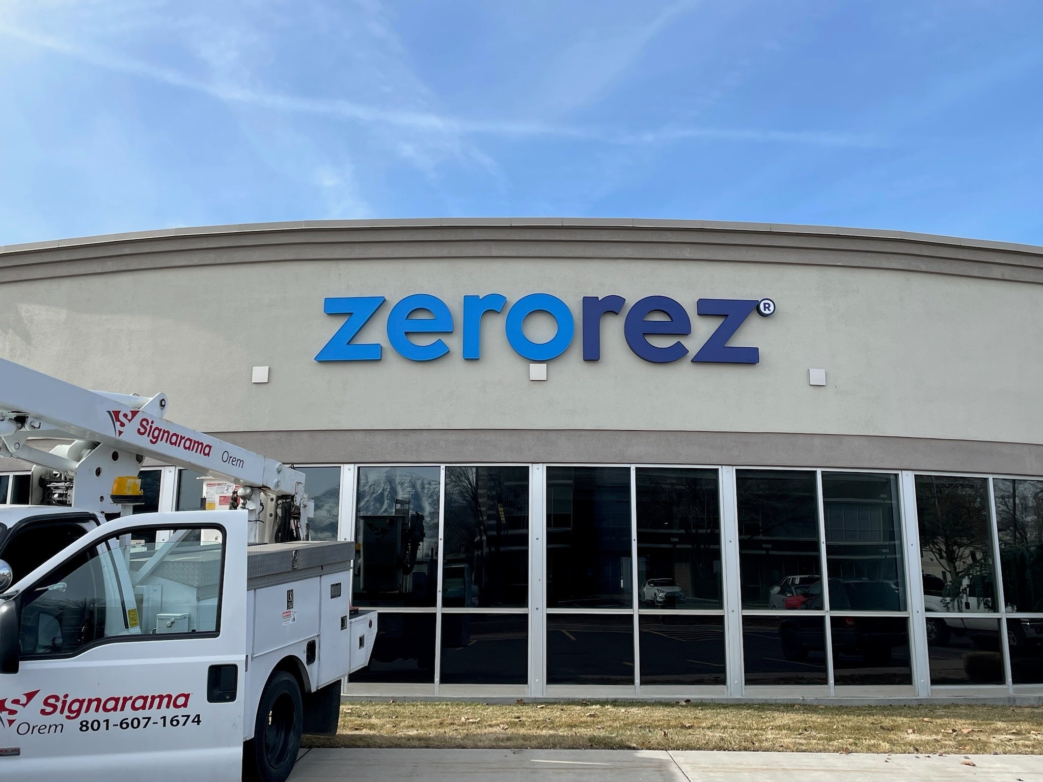 Illuminated Channel Letters - Pleasant Grove, Utah - Home Service Industry - Zerorez