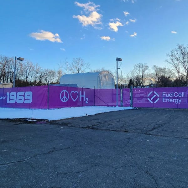 Fuel Cell Energy Custom Fence Windscreen, Danbury, CT