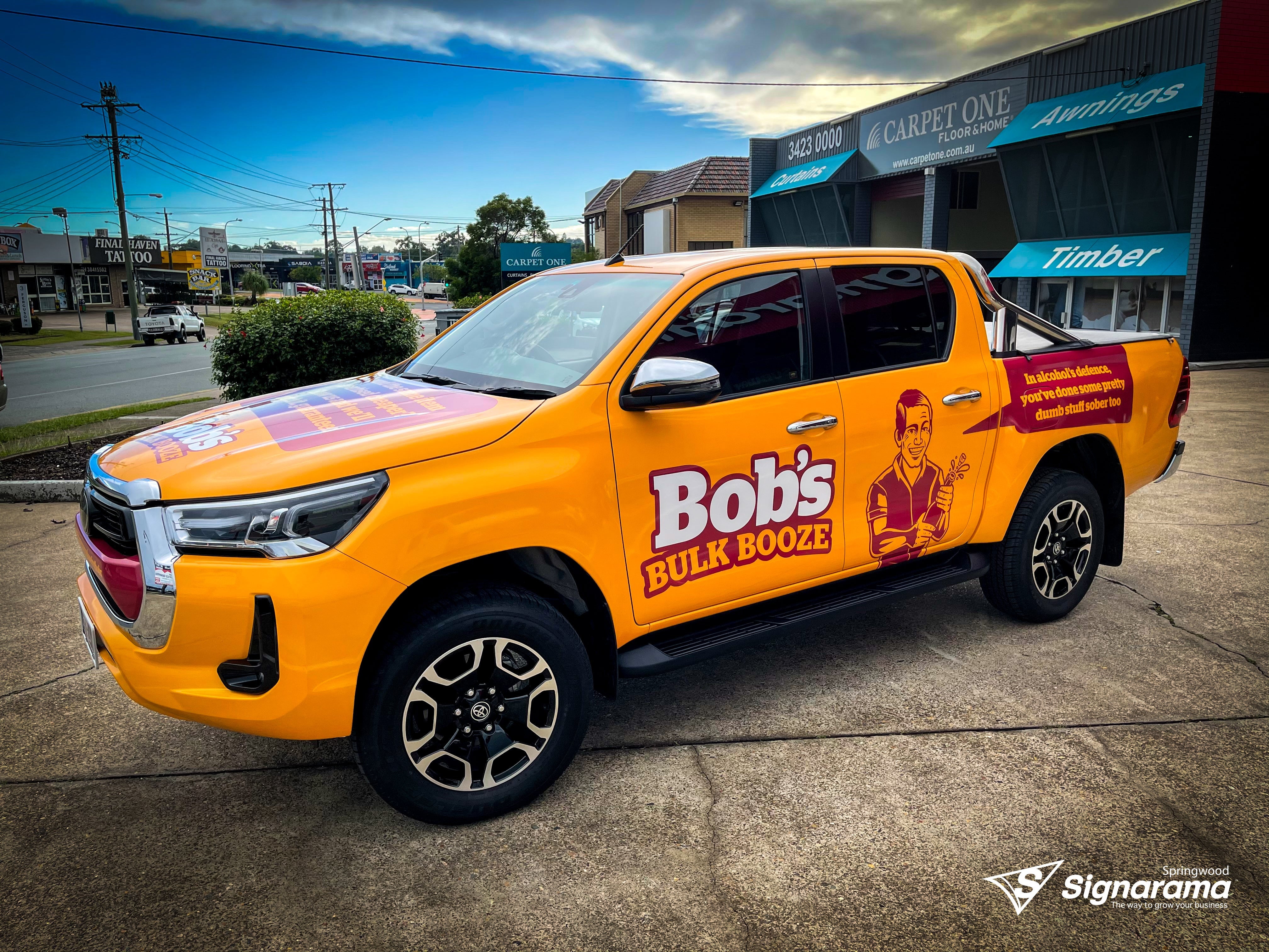 Vehicle Graphics - Bob's Bulk Booze