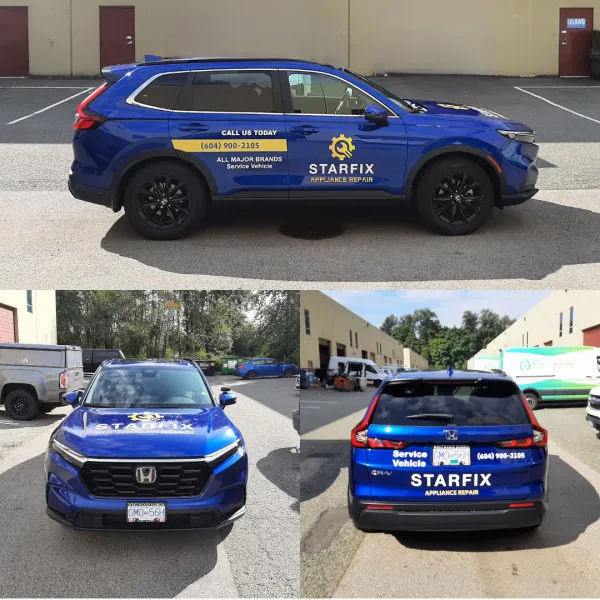 Vehicle Graphics - Port Coquitlam - Starfix Appliances