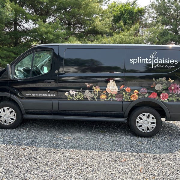 Splints and Daisies, Van Wrap, Lancaster PA
