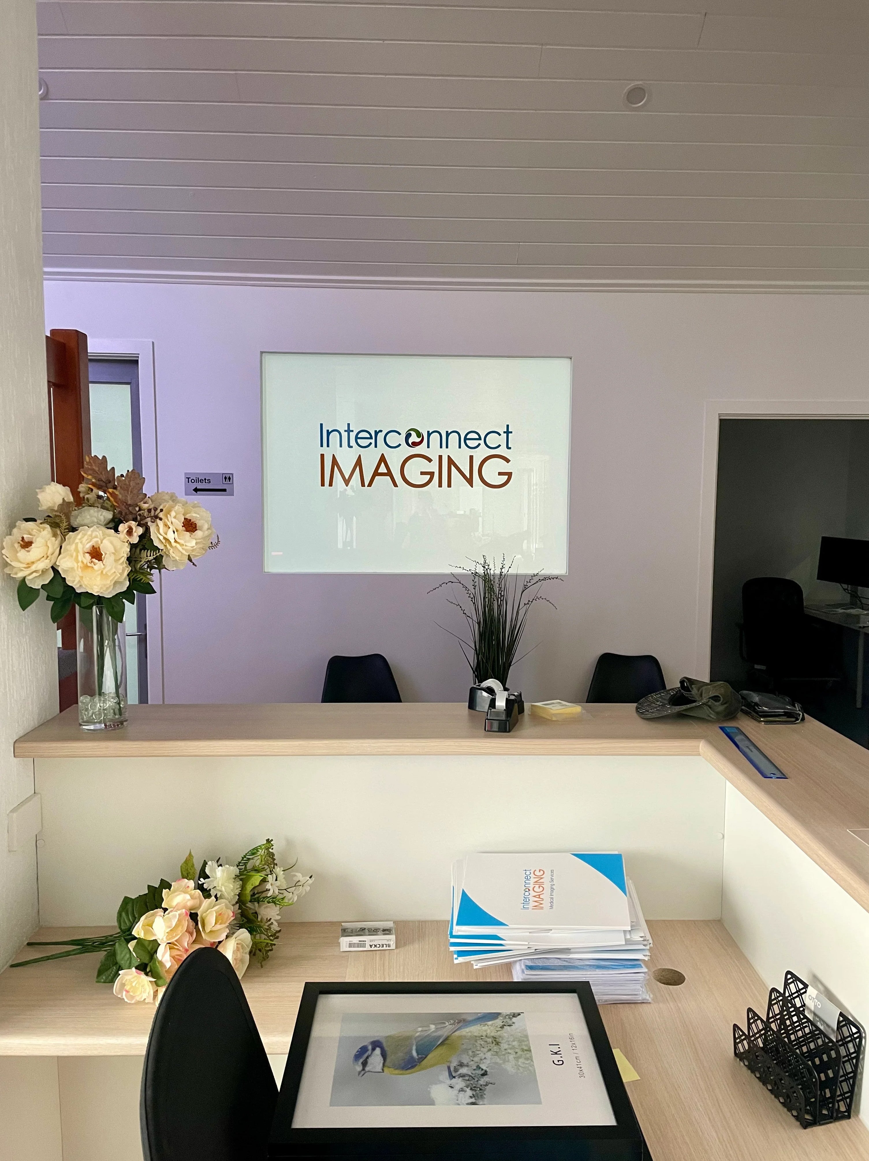 Reception Signs - Karingal Family Medical Centre.