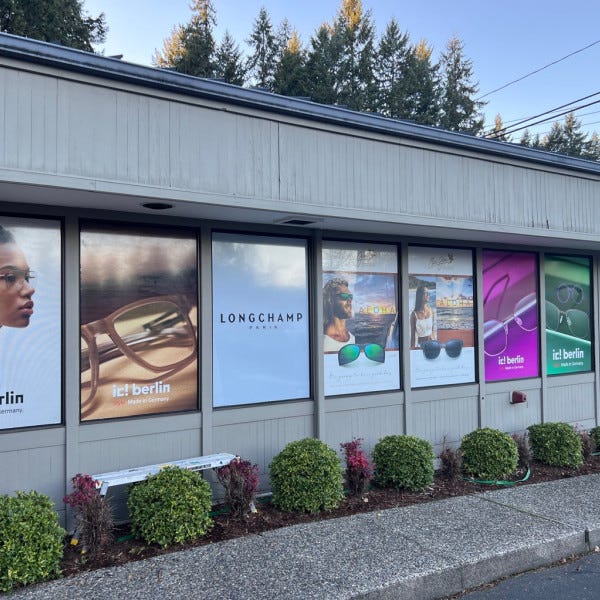 Retail Windows Are Excellent Advertising Surfaces - ic! Berlin, Kirkland, WA