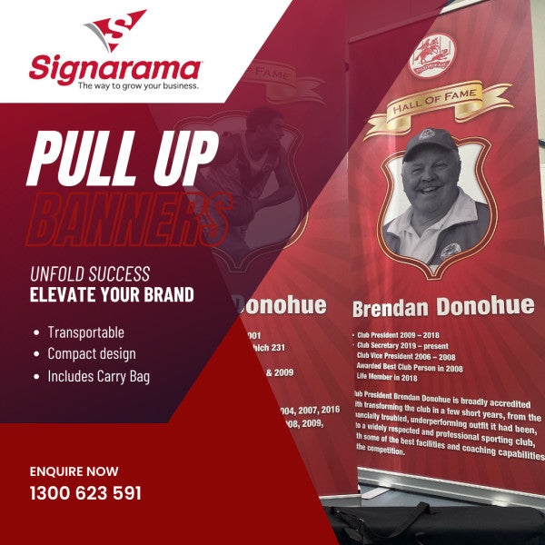 Boost your presence | Pull-up Banner