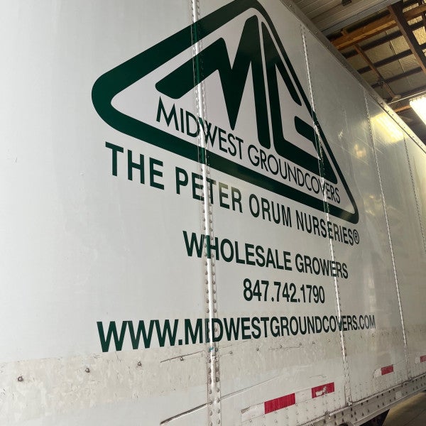 Vinyl graphics for Semi-trailers