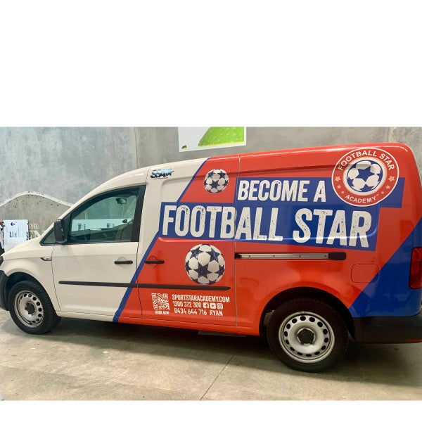 Van Wraps - Football Star Academy.