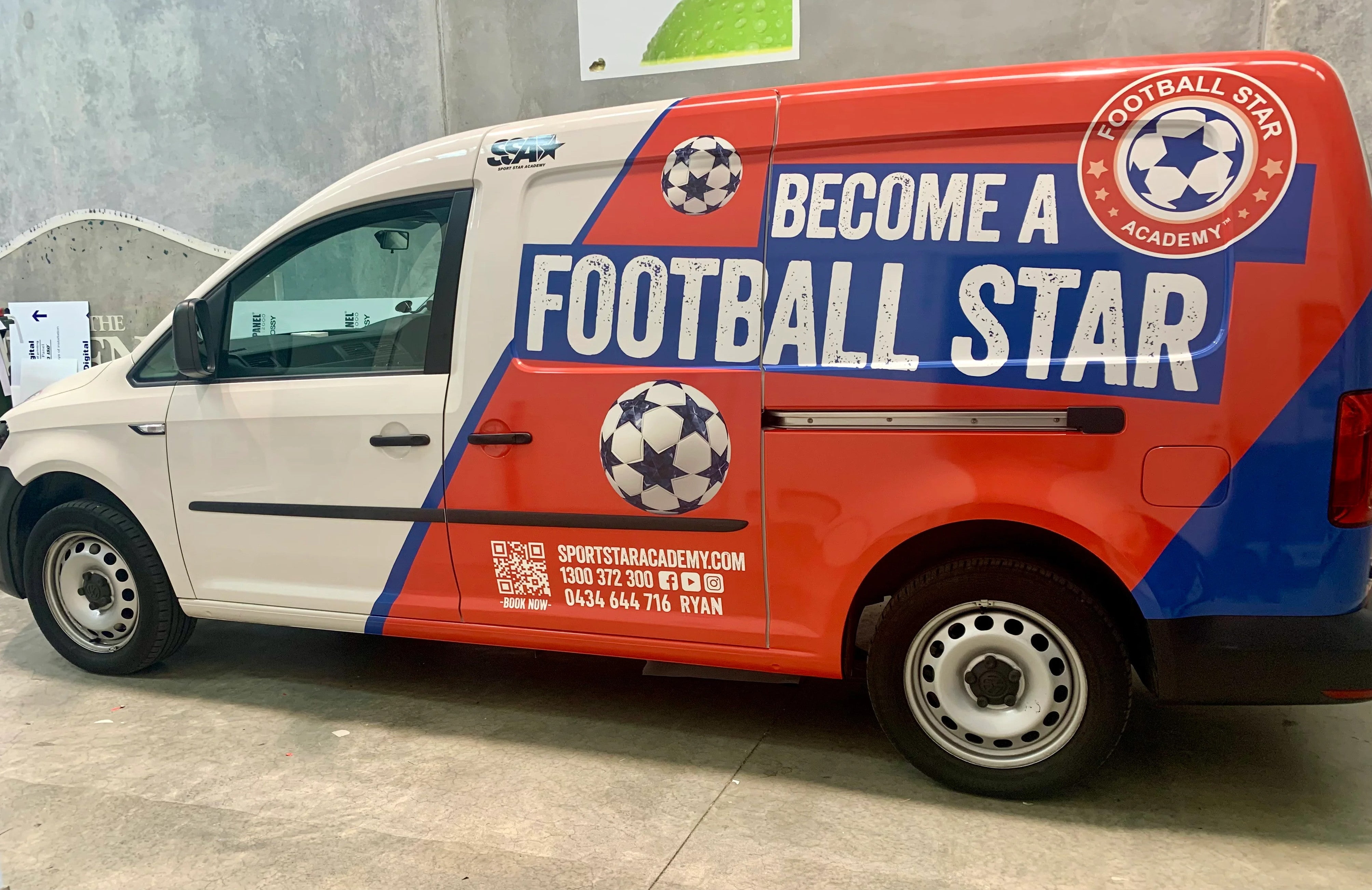 Van Wraps - Football Star Academy.
