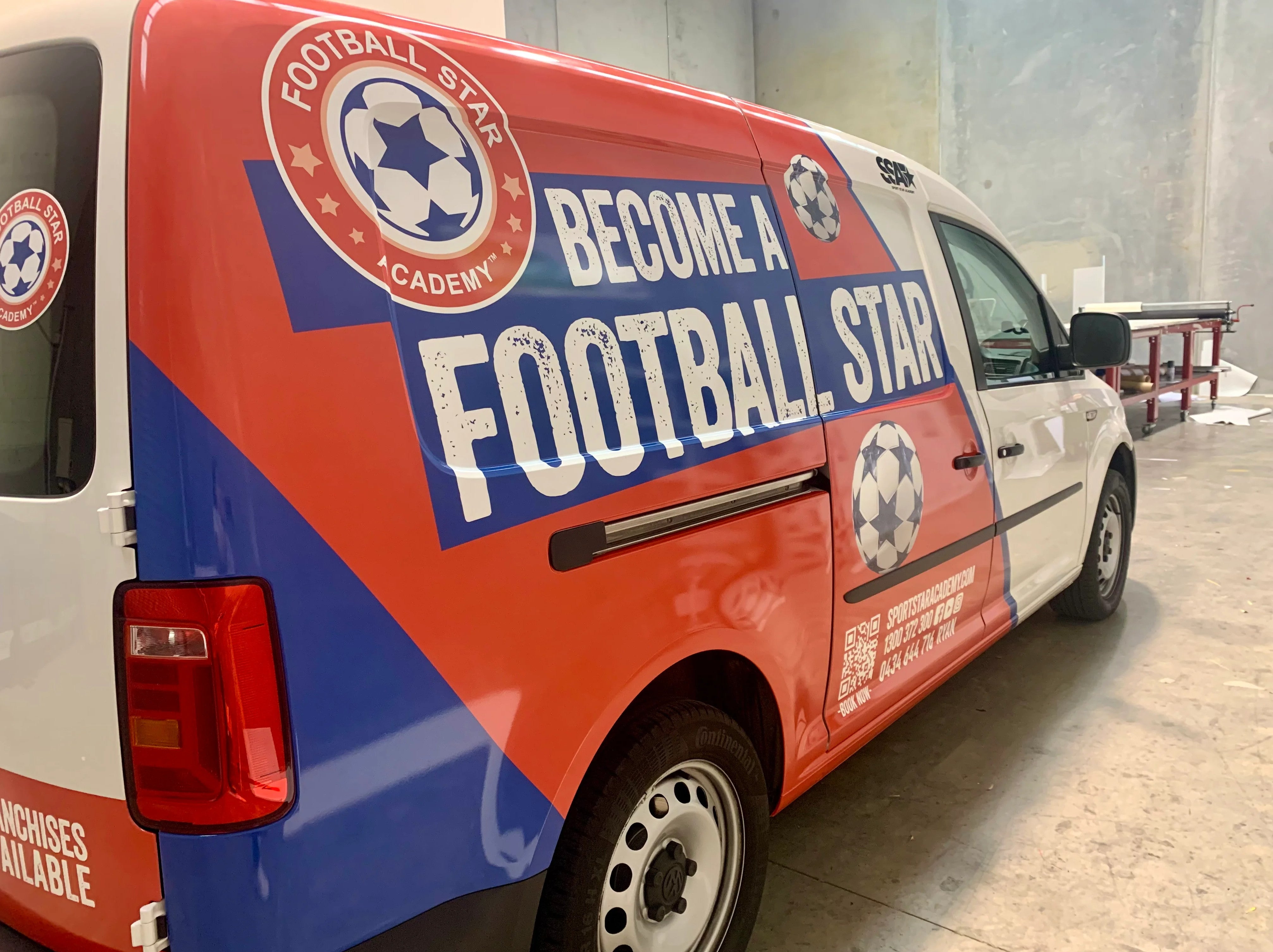 Van Wraps - Football Star Academy.