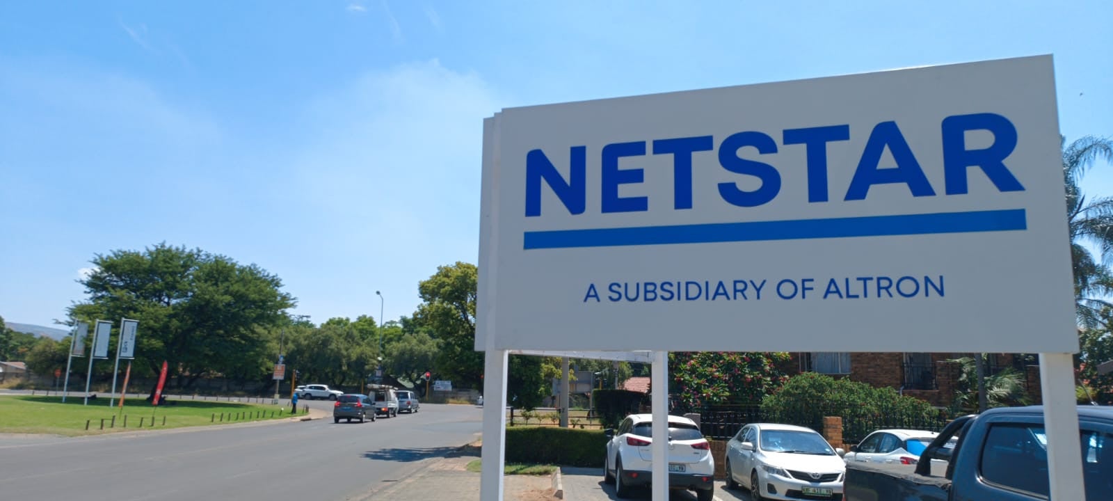 Signage work for Netstar
