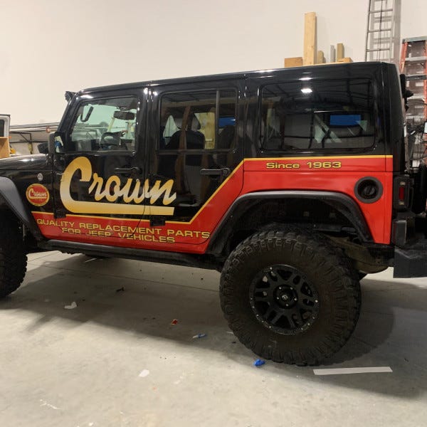 Crown Automotive Jeep Wrap