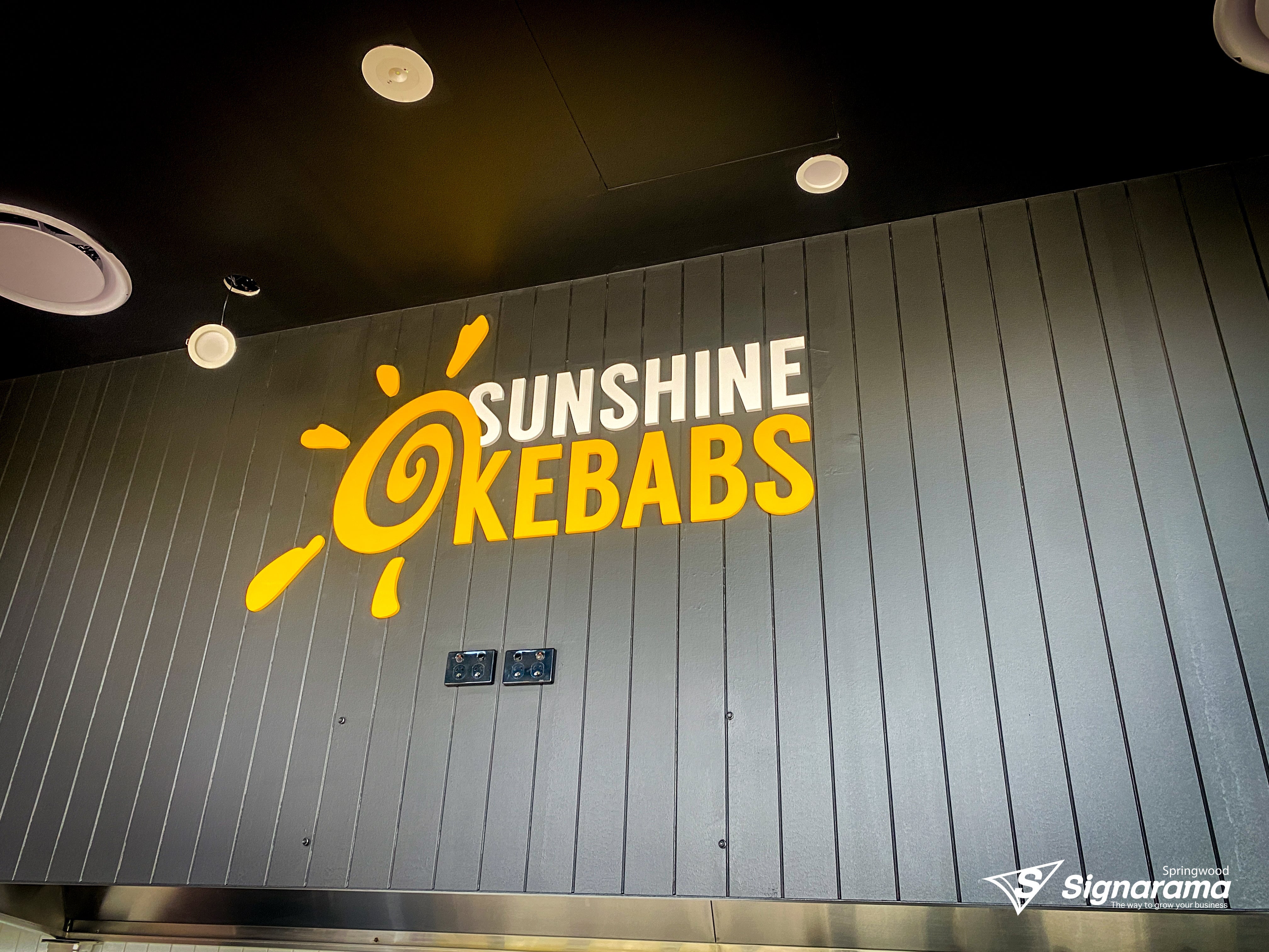 Sunshine Kebabs Gold Coast Signage