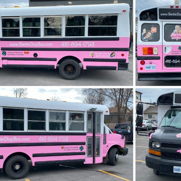 Bus Wrap - Barbie Dog Bus
