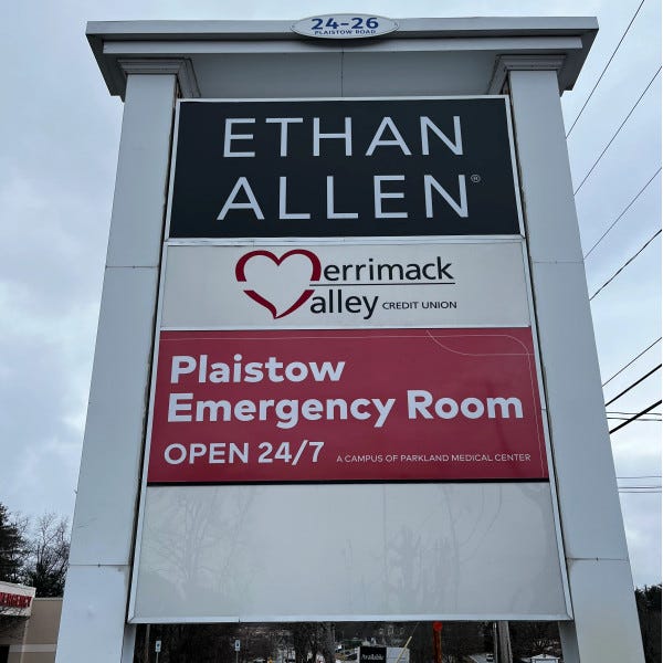 Plaistow ER Pylon Sign