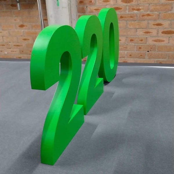 3D Fabricated Letters - Hornsby