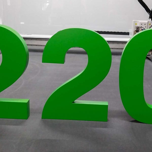 3D Fabricated Letters - Hornsby