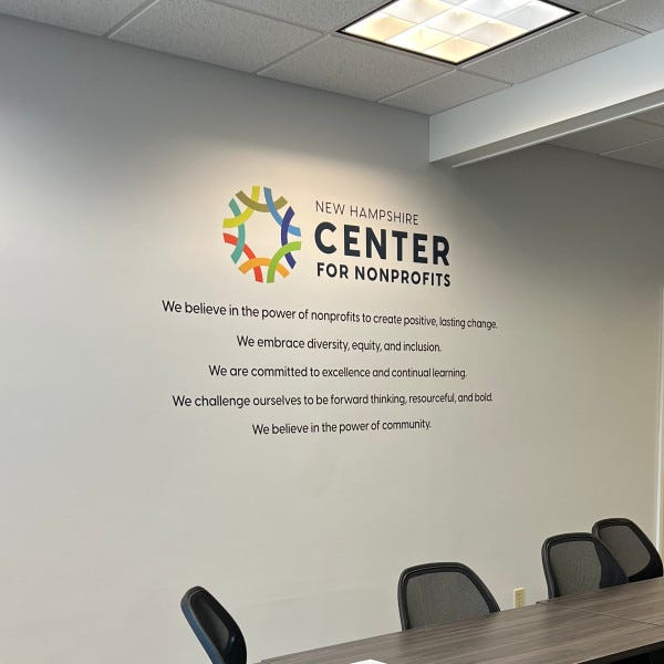 NH Center for Nonprofits Wall Decal