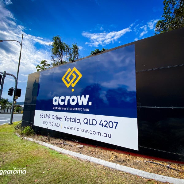 Acrow Entry Sign