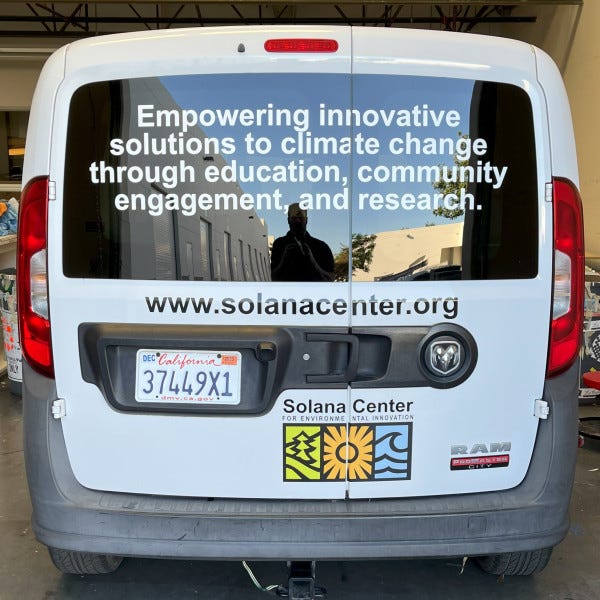 Solana Van Graphics Rear Carlsbad