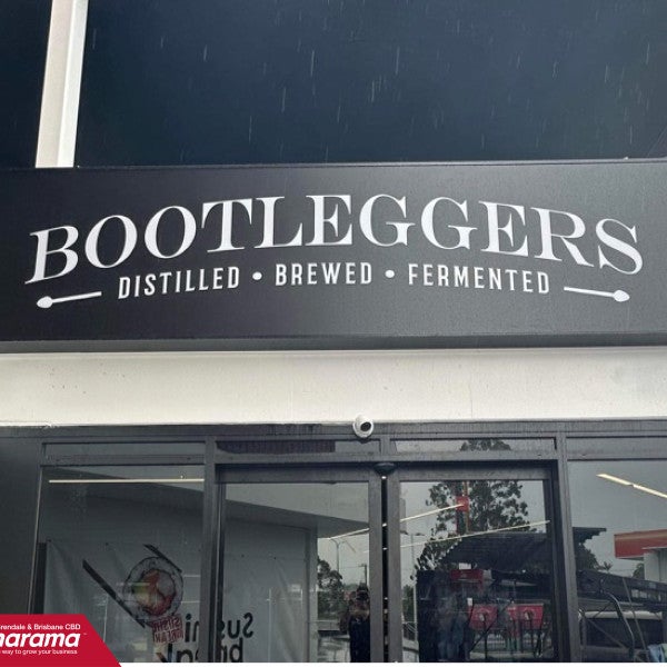 New Lightbox Shop Signs for Bootleggers Bottleshop in the Gold Coast
