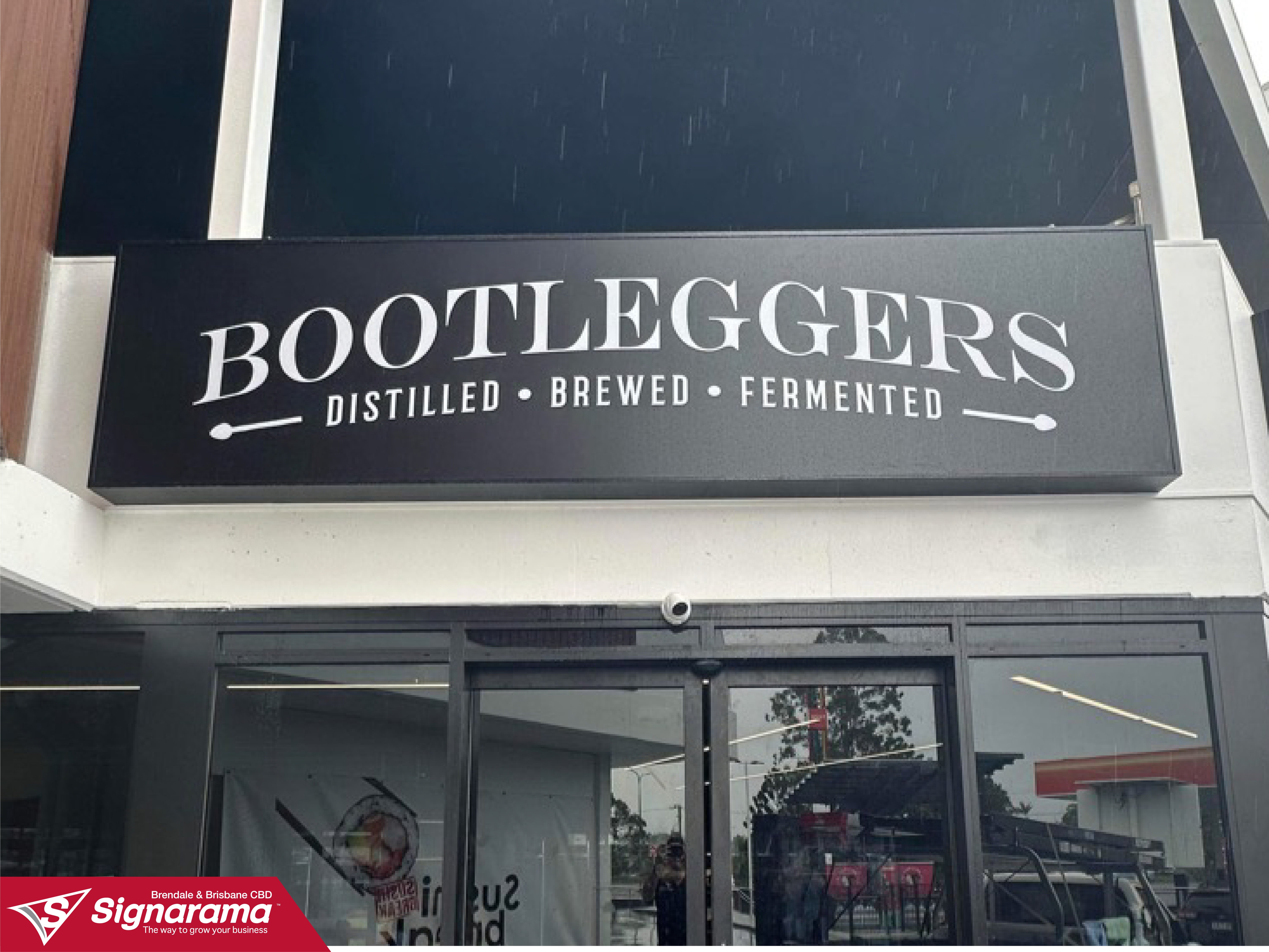 New Lightbox Shop Signs for Bootleggers Bottleshop in the Gold Coast