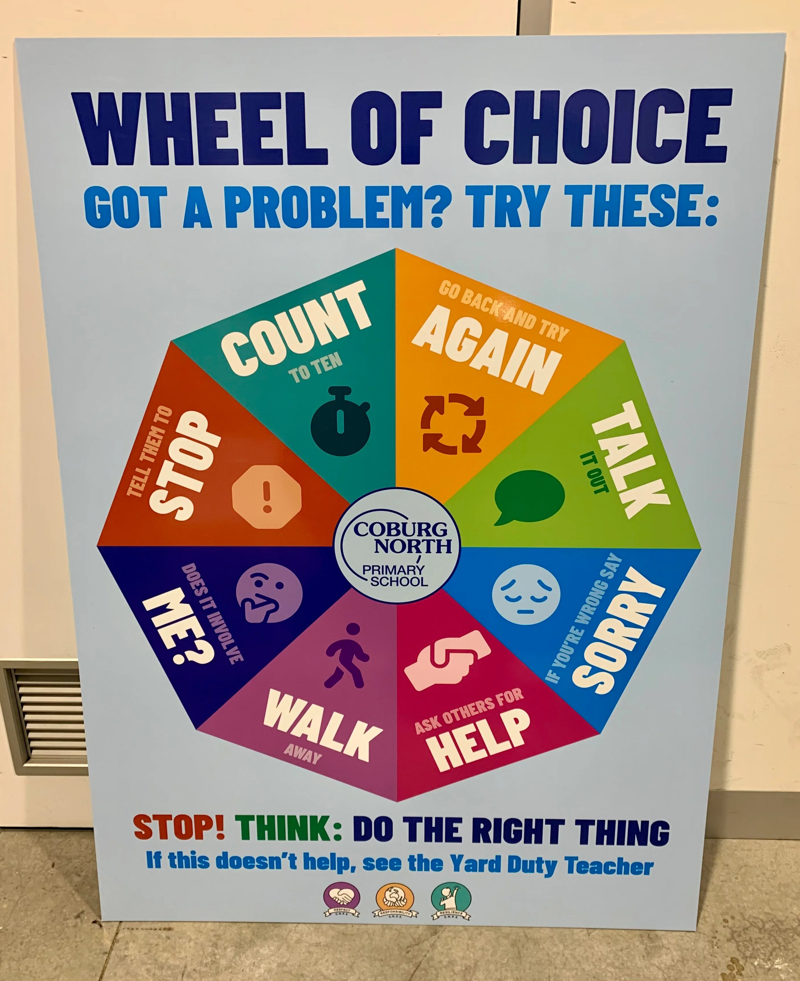 Corflute Signs - Coburg Primary School - Coburg VIC.