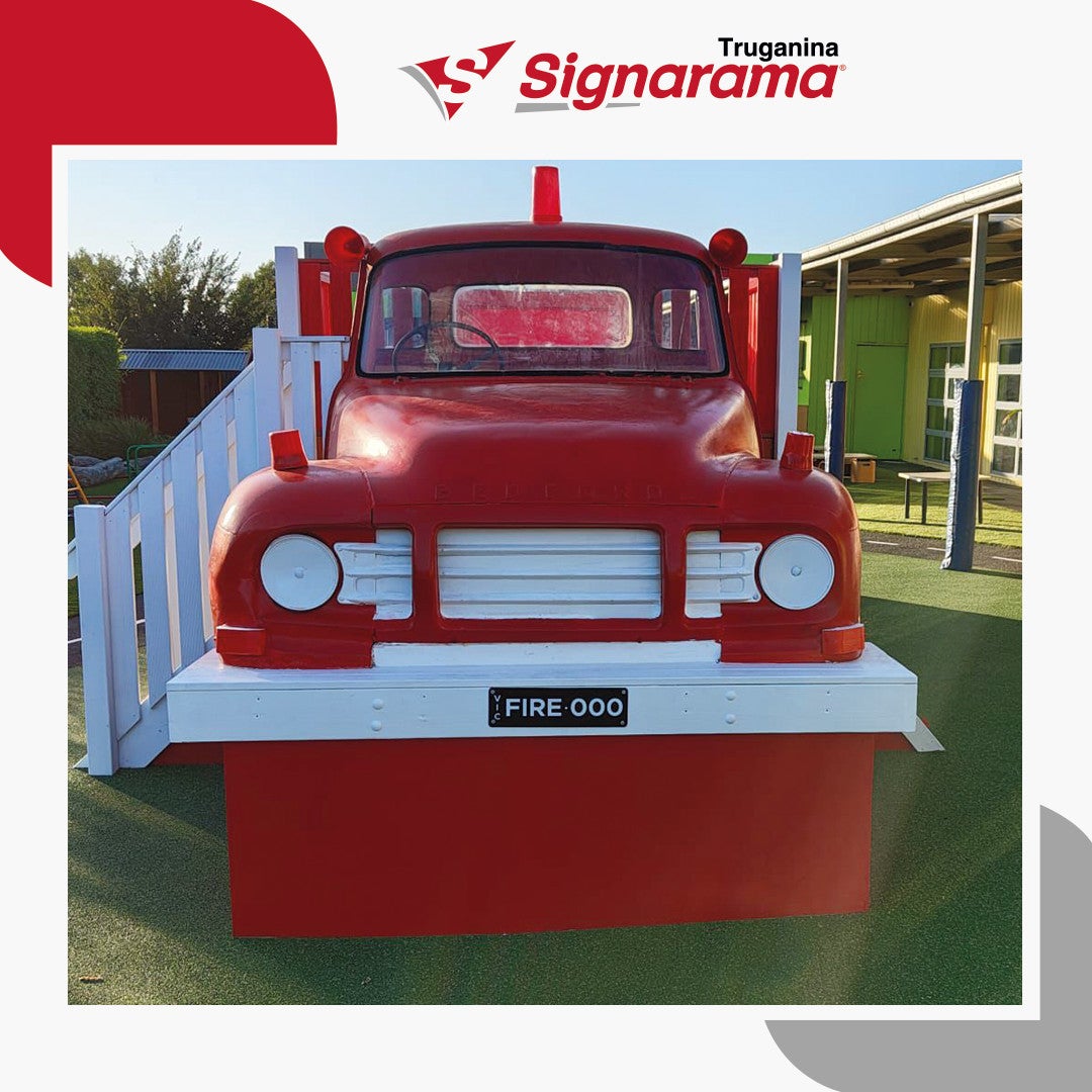 Isn't that fantastic? Achieving same-day production of signage