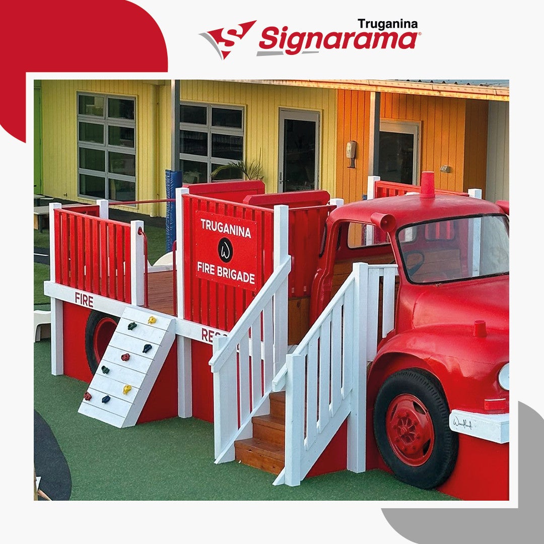 Isn't that fantastic? Achieving same-day production of signage