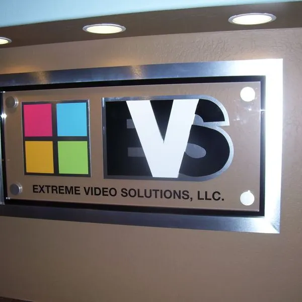 Indoor Sign for EVS - Extreme Video Solutions by Midtown Signarama (Phoenix) 602.650.1150, MidtownSignsAZ.com