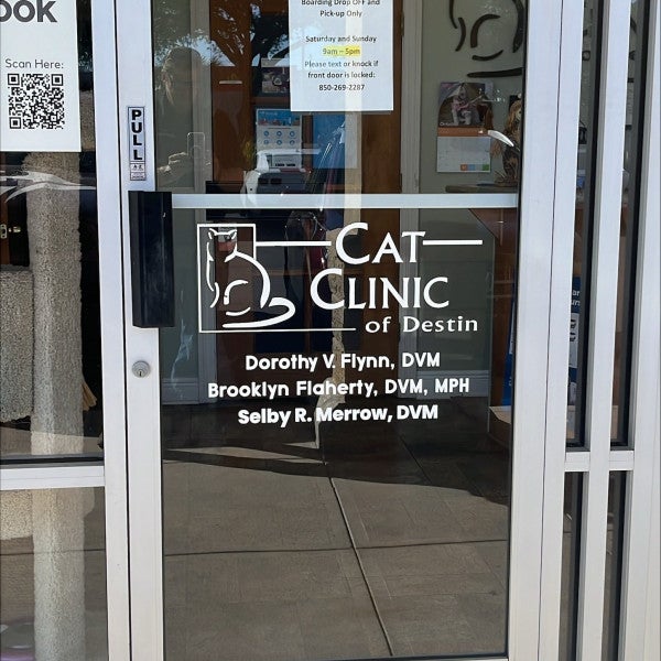 Cat Clinic of Destin - Door Graphics
