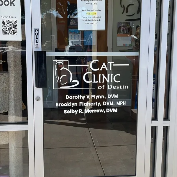 Cat Clinic of Destin - Door Graphics