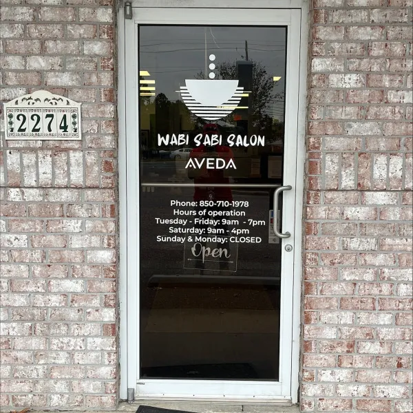 Wabi Sabi Door Graphics & Lettering
