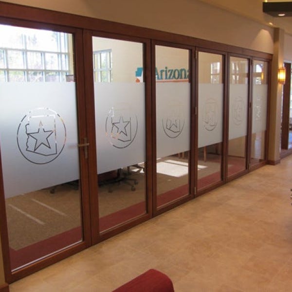 Window Frost Vinyl Application by Midtown Signarama (Phoenix), 602.650.1150, MidtownSignsAZ.com