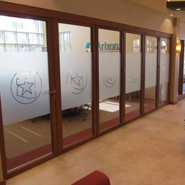 Window Frost Vinyl Application by Midtown Signarama (Phoenix), 602.650.1150, MidtownSignsAZ.com
