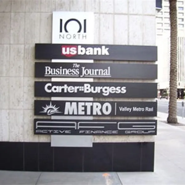 101 North outdoor Direction Sign by Midtown Signarama (Phoenix), 602.650.1150, MidtownSignsAZ.com