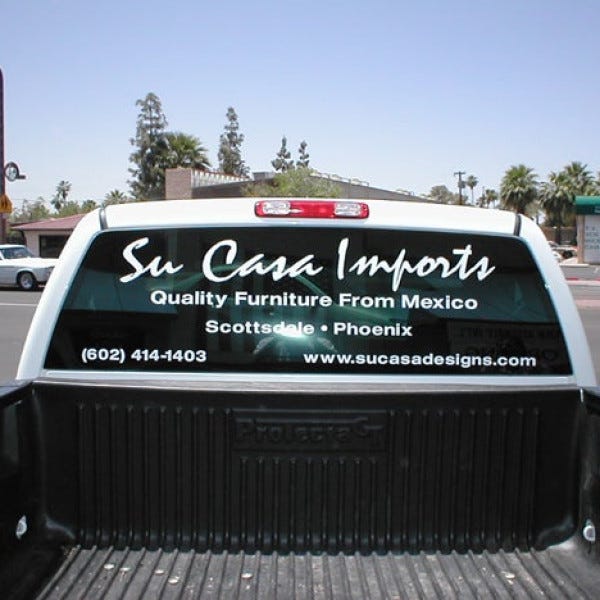 Sir Casa truck graphics by Midtown Signarama (Phoenix), 602.650.1150, MidtownSignsAZ.com
